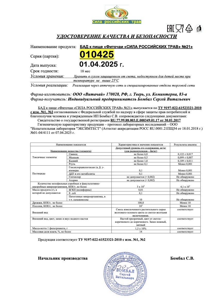 Паспорт №042025